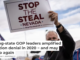 Will local Republican Parties again serve as megaphones for election disinformation, as they did in 2020? AP Photo/Wong Maye-E, File